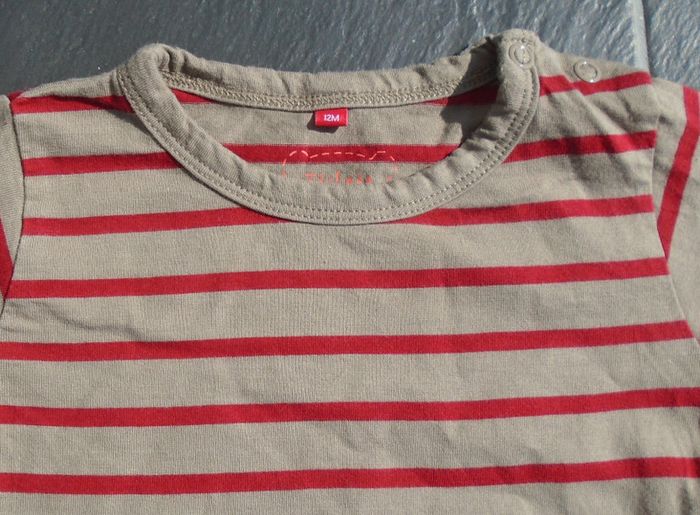 Tee shirt manches longues garçon 12 mois - photo numéro 3