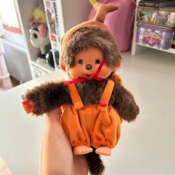 Peluche singe kiki le vrai déguisé