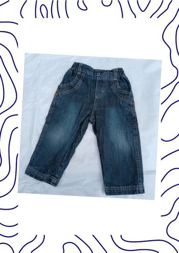 Jeans 12 mois P'tit bisou