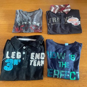 4 t-shirt manches longues garçon 3 ans