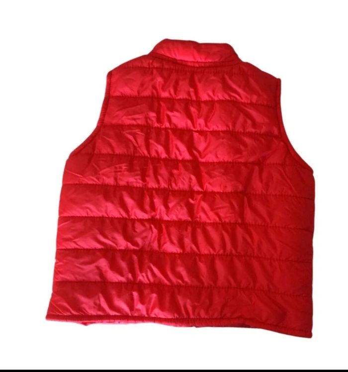 Veste Sans Manches Rouge Taille 12 Mois - photo numéro 3