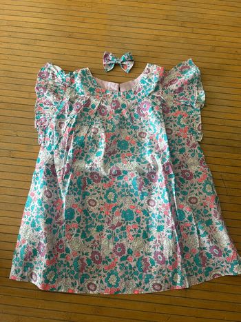 Blouse liberty jacadi et barrette