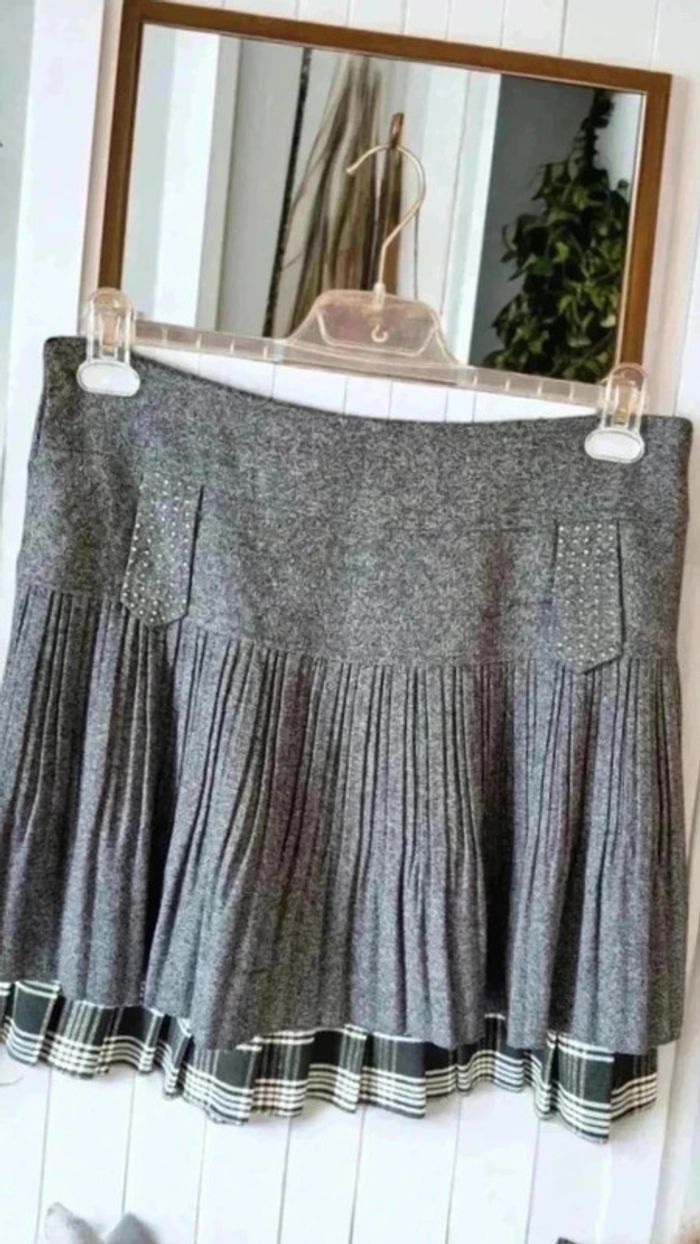 Jupe gris 🌹XL 🌹 arc en ciel