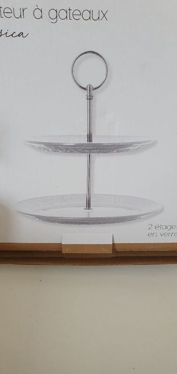 Présentoir gâteaux 2 etages