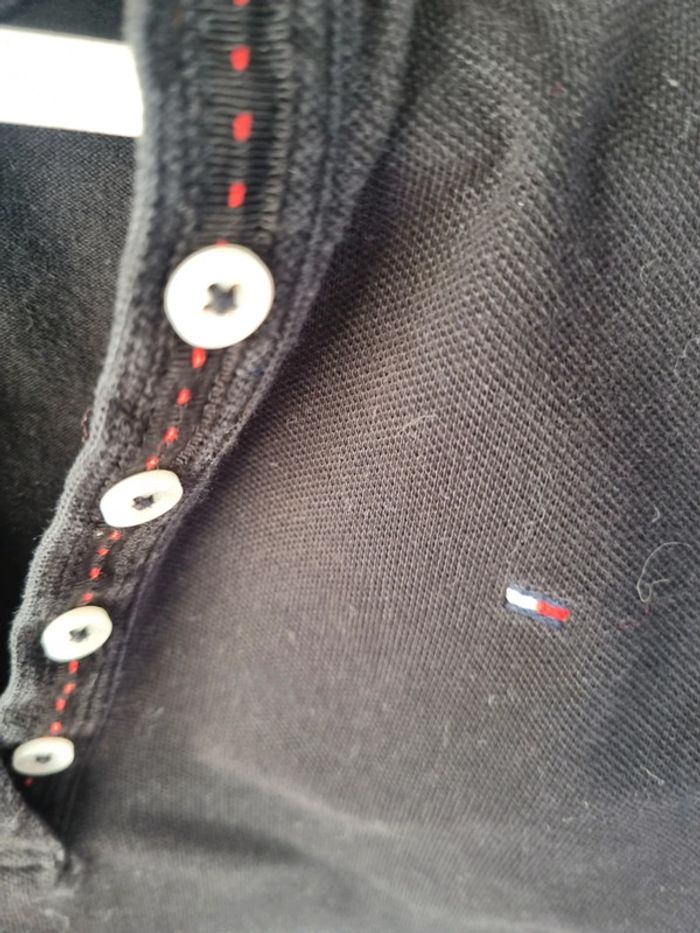 Polo Tommy Hilfiger noir taille XS - photo numéro 6