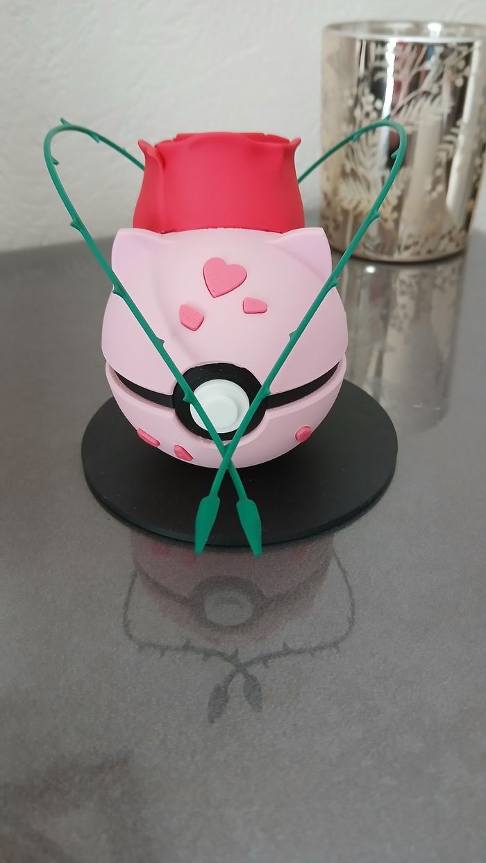 Pokeball Bulbizarre Rose