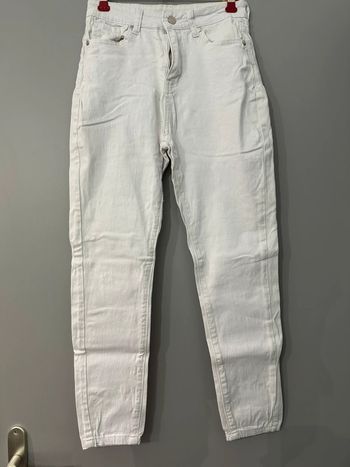 Jean blanc taille S shein