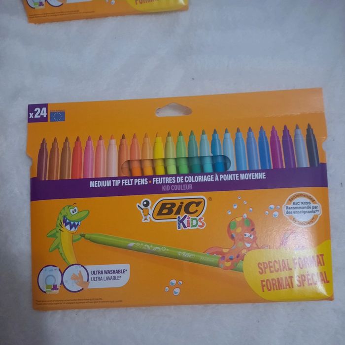 24 feutre ultra lavable BIC neuf