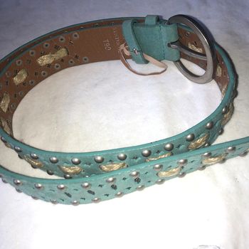 Ceinture turquoise 90
