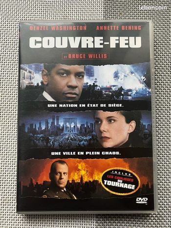 Couvre-feu (DVD avec Denzel Washington et Bruce Willis)