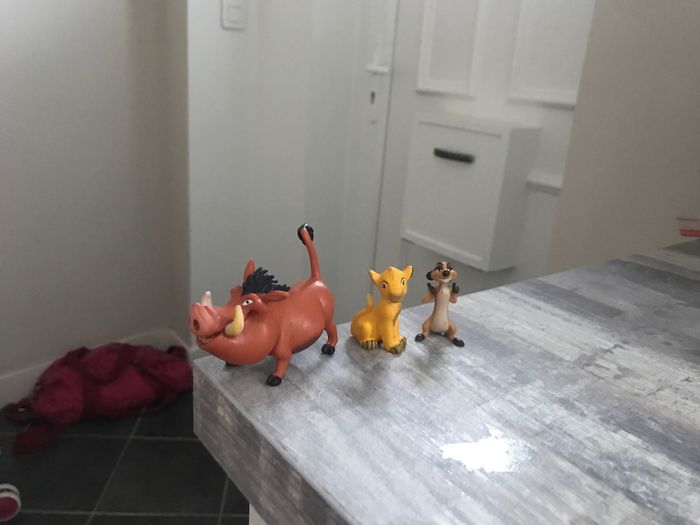 Figurine timon et pumbaa et simba le roi lion disney