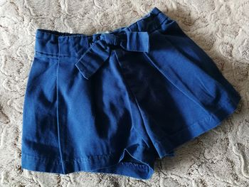 Short bleu Obaibi pour bébé 18 mois