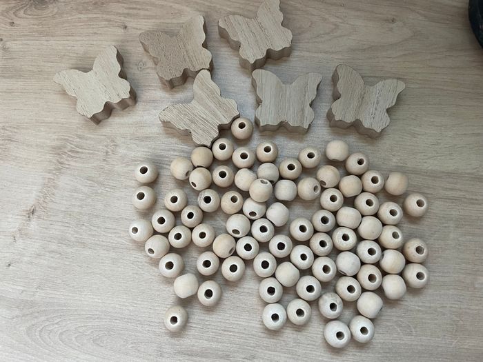 Lot 82 perles en bois - photo numéro 3