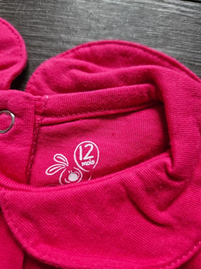 Lot de 4 tee-shirts manches longues fille taille 12 mois - photo numéro 5