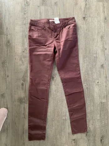 Pantalon enduit