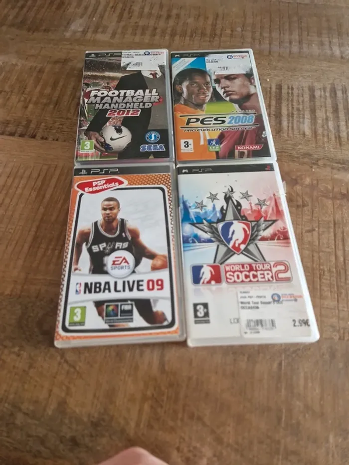 Lot de 4 jeux de sport psp - photo numéro 2