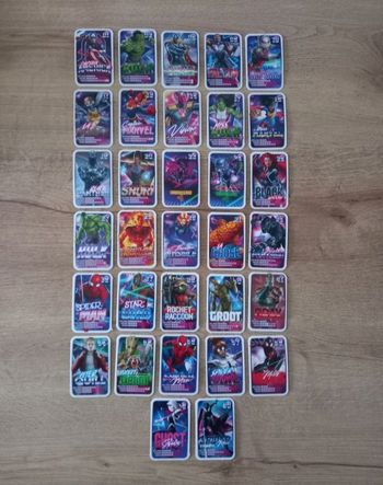 Cartes " Marvel 2021 " 64 + 32.