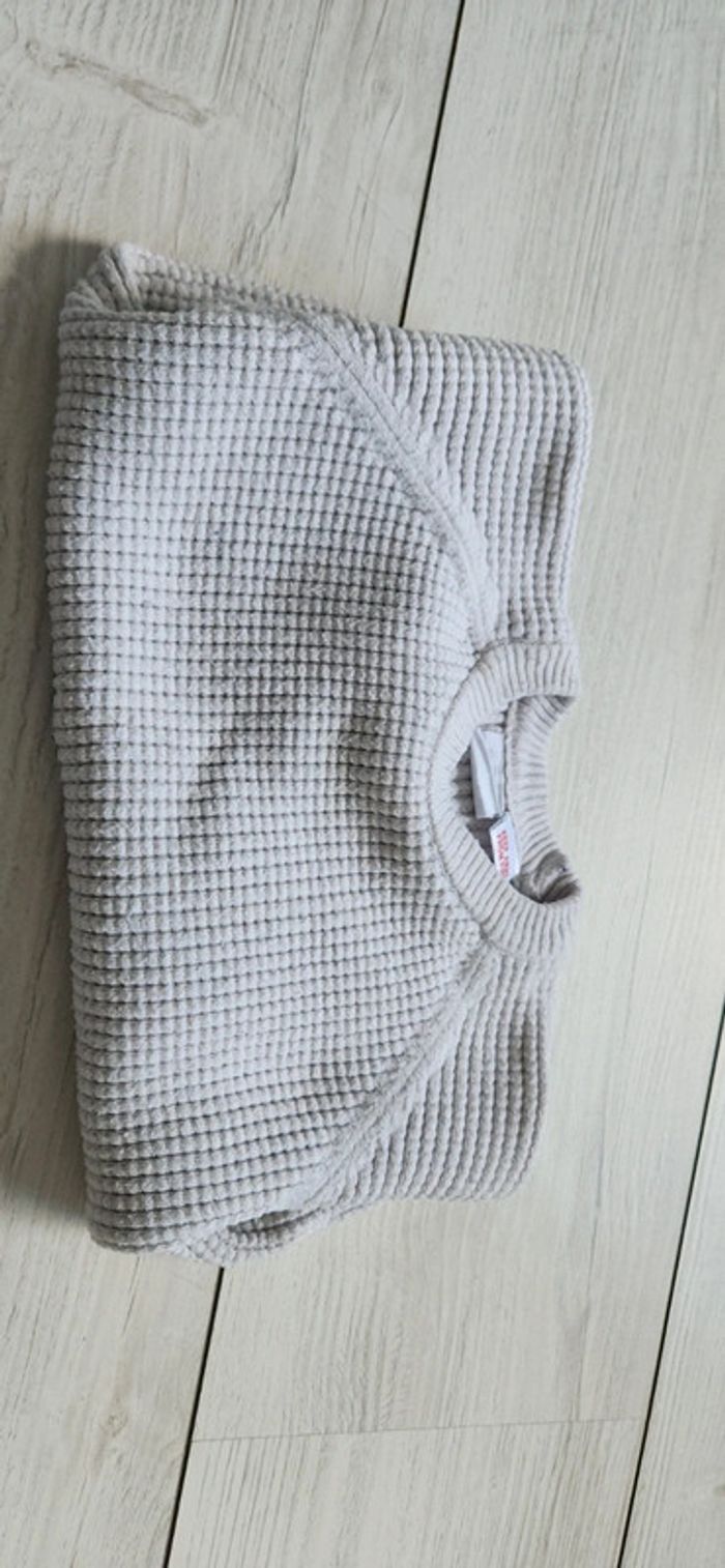 Sweat bébé garçon zara beige 2 ans - photo numéro 3
