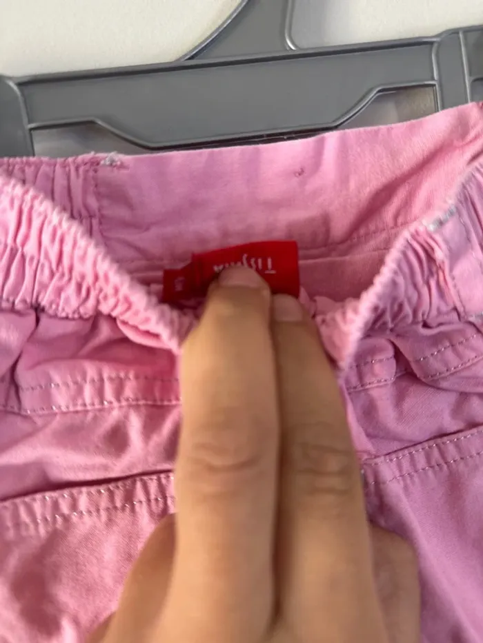 👖pantalon rose épais avec doublure - bébé fille - 6 mois - Tissaia -bon état - photo numéro 7