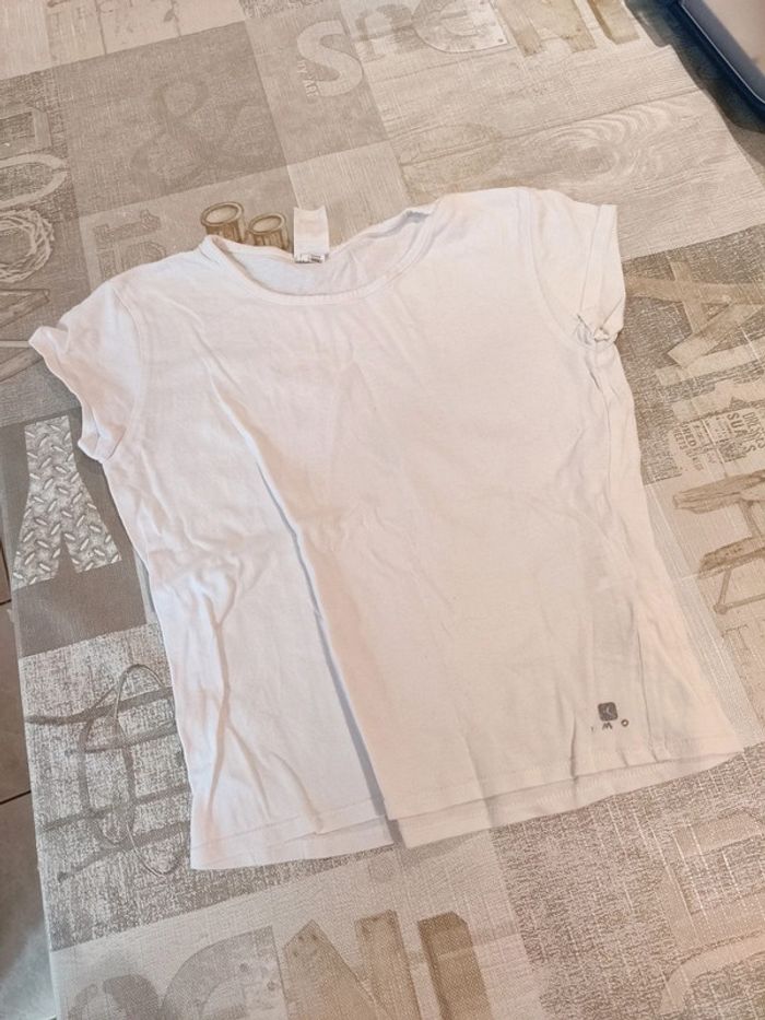 T-shirt Decathlon blanc