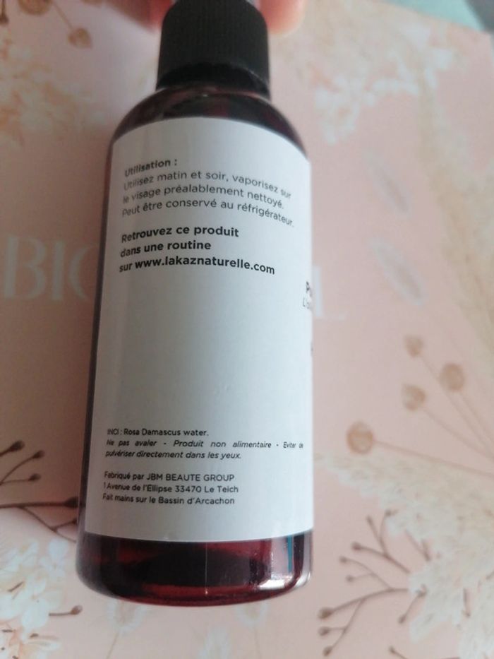 Hydrolat de rose neuf La Kaz naturelle 75ml - photo numéro 2