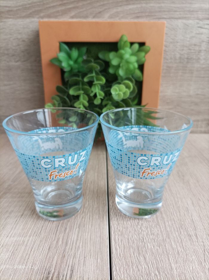 Lot 2 verres Cruz Fresco - photo numéro 4