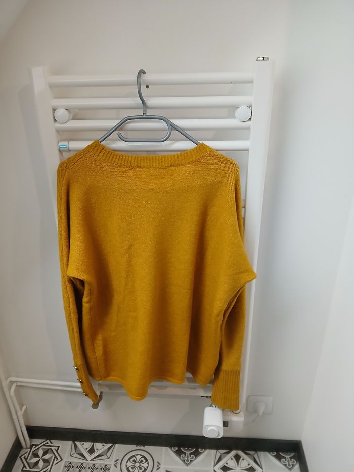 Pull femme moutarde - photo numéro 5