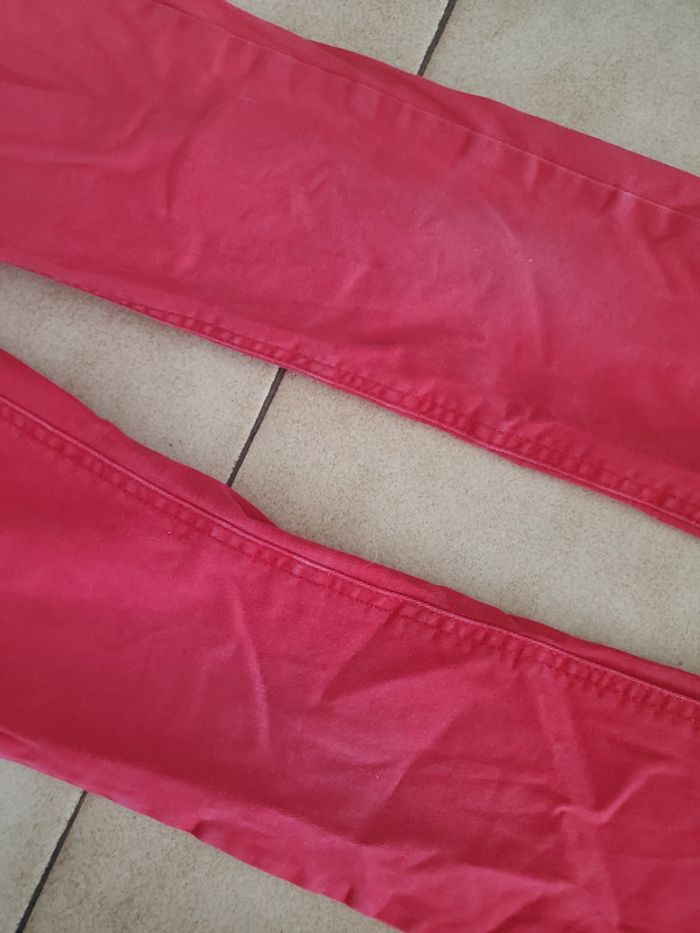 Pantalon jean slim rouge Orchestra 8 ans - photo numéro 5