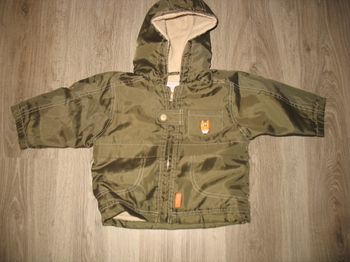BLOUSON KAKI BÉBÉ GARÇON "C&A" - 12 MOIS - n°01