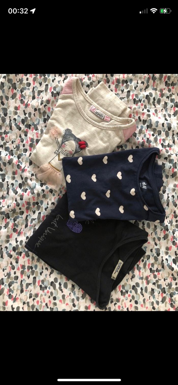 Lot de 3 hauts légers