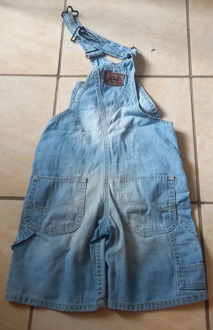 Salopette short jeans 3 ans - photo numéro 2