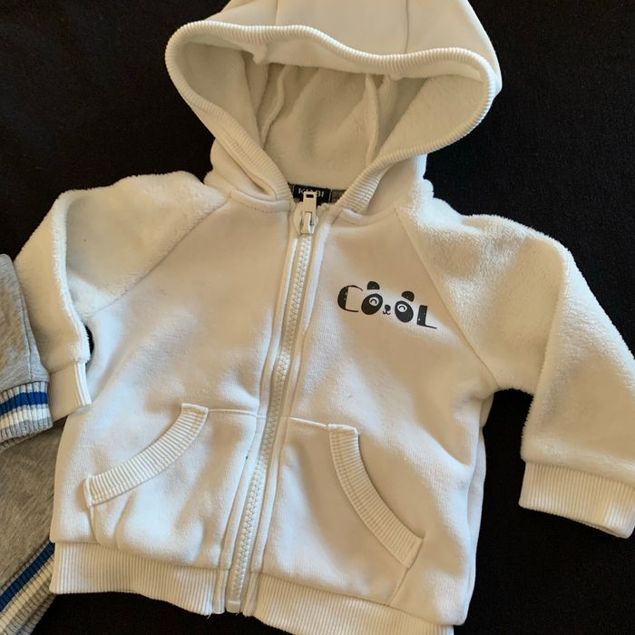Lot 2 sweat à capuche 9 mois Lulu & Cool - photo numéro 2