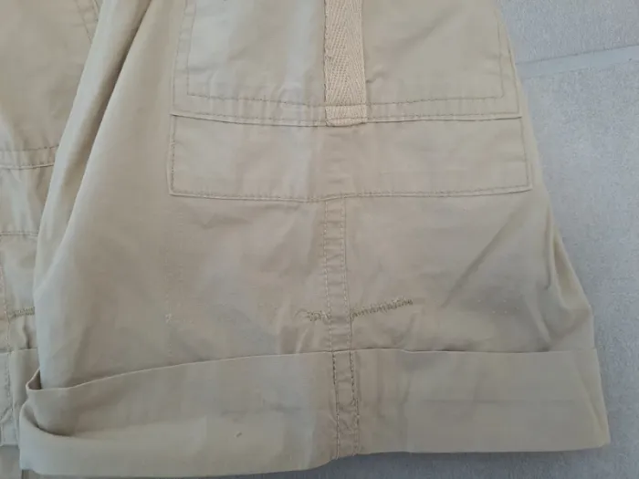 Pantacourt Cargo Beige Mary-Kate and Ashley - T34 - Très bon état - photo numéro 5