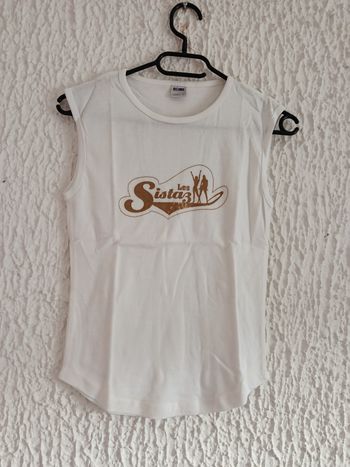Débardeur blanc femme