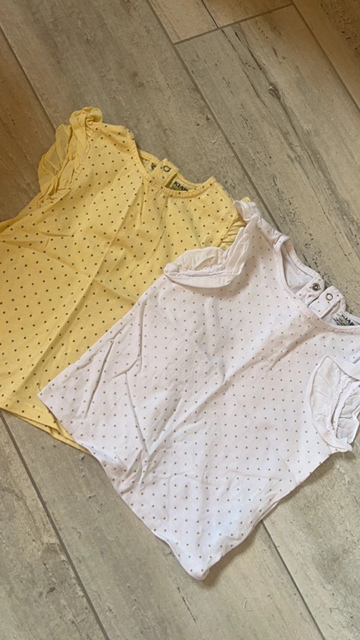 Lot de t-shirt fille 18 mois