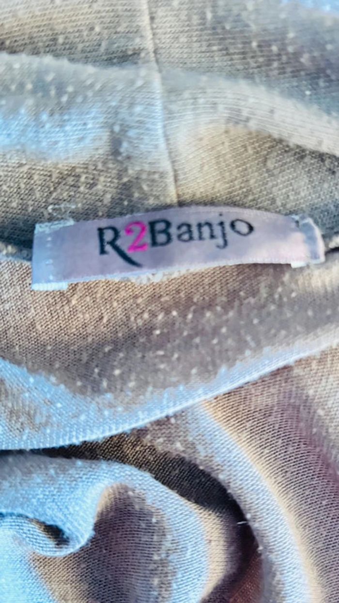 💕 longue veste type cardigan marron clair taille unique #R2banjo - photo numéro 7