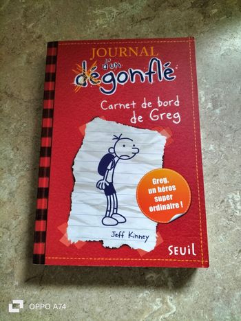 Livre 🧡 Journal d un dégonflé - Carnet de bord de greg