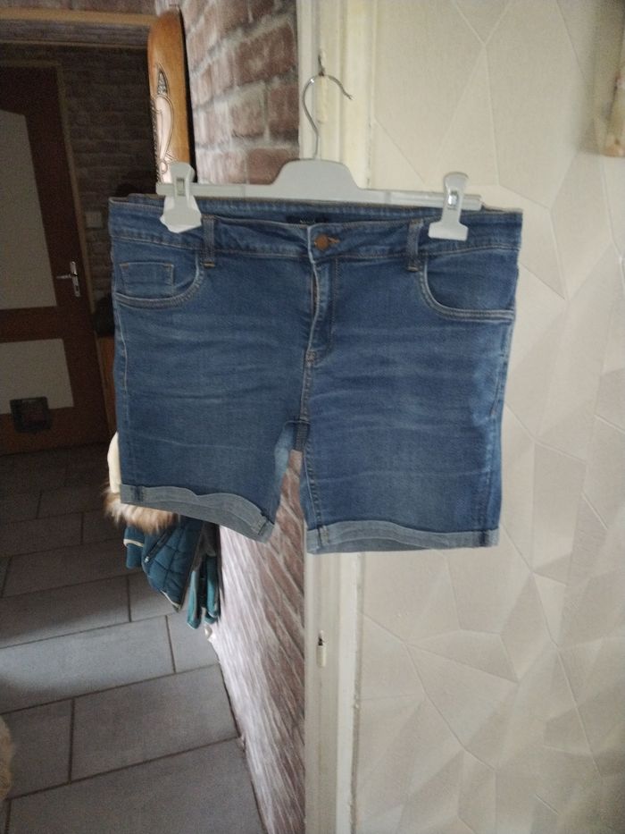 Short en jeans