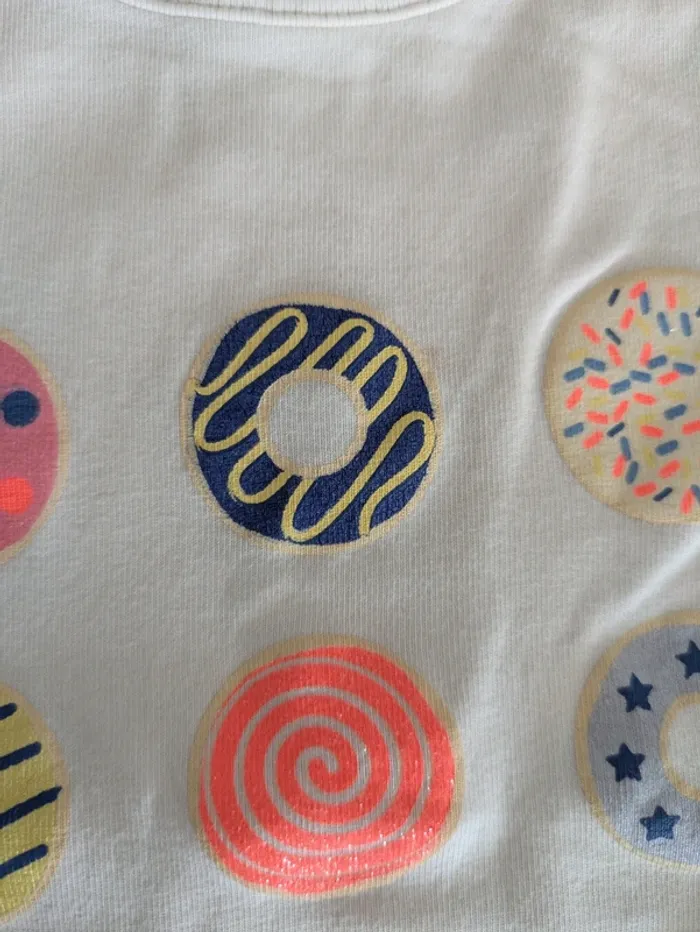 Lot de 3 tee shirts blanc taille 3 ans marque diverses - photo numéro 3