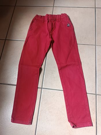 Pantalon rouge Tape à l'oeil 7 ans
