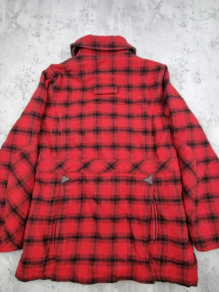 Veste à carreaux rouge L.L. Bean – Taille M Homme (mesures en photos) - photo numéro 2