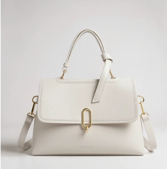 Sac à main à coudre blanc - photo numéro 3