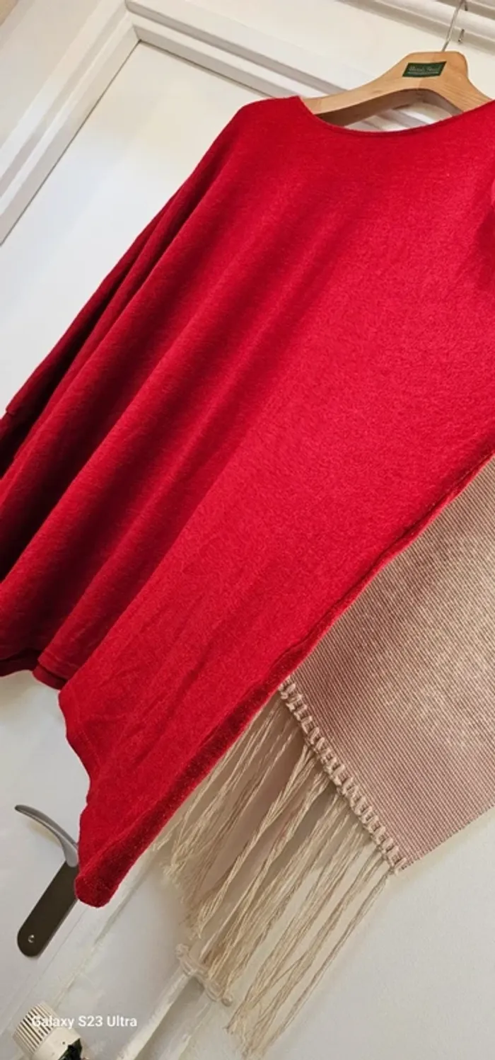 Pull Chauve-souris Long Évasé Taille L/XL - photo numéro 5