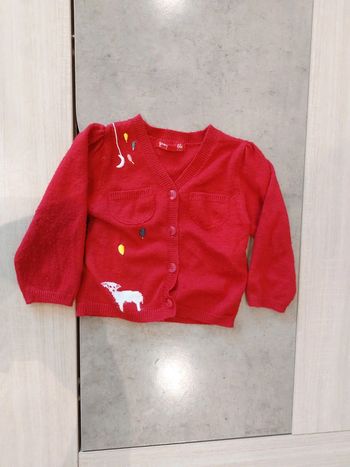 Gilet / Grain de blé / 6 mois