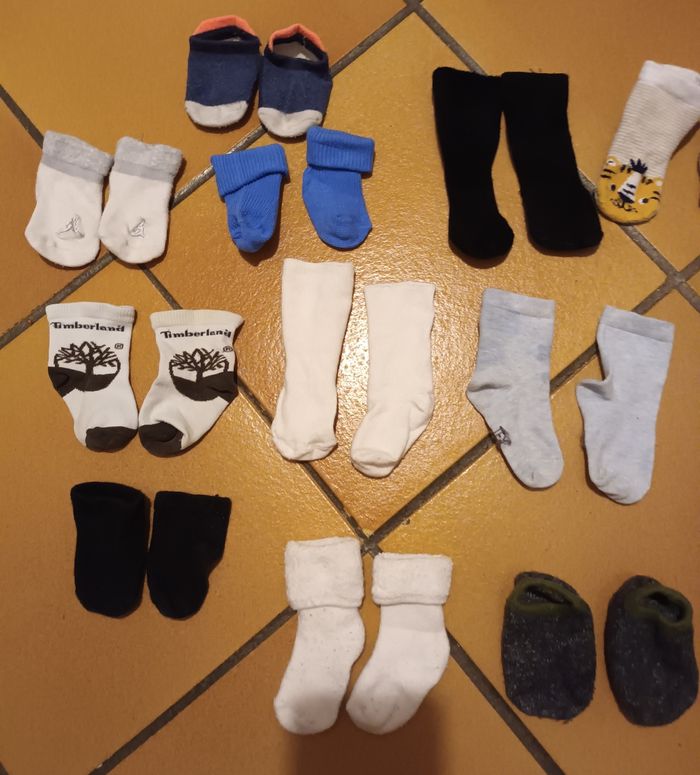 Lot de 12 paires de chaussettes 0 6 mois - photo numéro 2