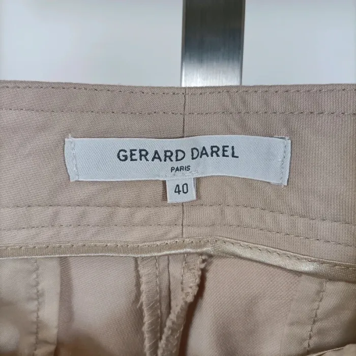 Pantalon beige classique Gérard Darel taille 40 A381 - photo numéro 5