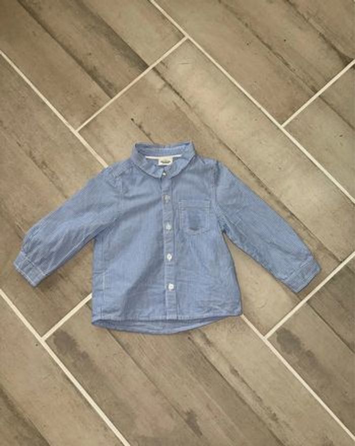 Chemise TAO bleu rayé 24 mois