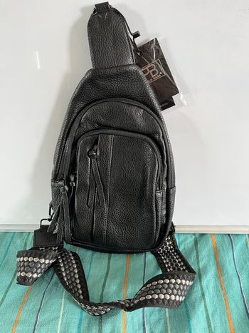 Sac a bandoulière femme noir 