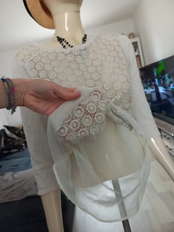 Pull fantaisie Camaïeu S/M - photo numéro 8