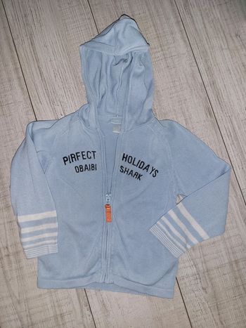 Gilet zippé garçon 3 ans obaibi très bon état